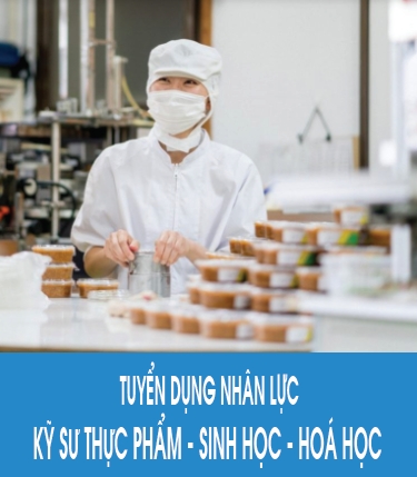 Việc làm kỹ sư thực phẩm, sinh học